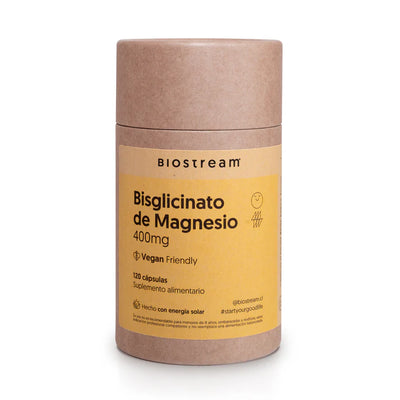 Bisglicinato de Magnesio 400mg - 120 Cápsulas