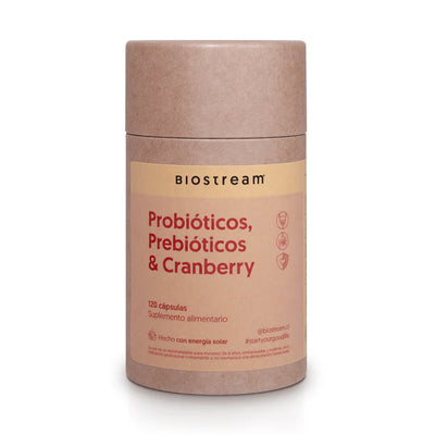 Pre-Probióticos & Cranberry - 120 Cápsulas