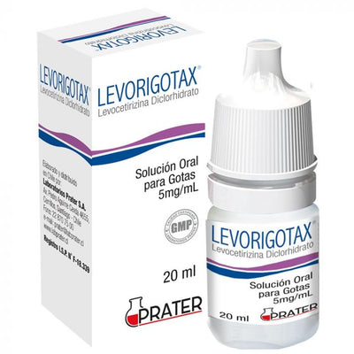 Levorigotax Solución Oral para Gotas 5mg/ml - Farmacias Curie