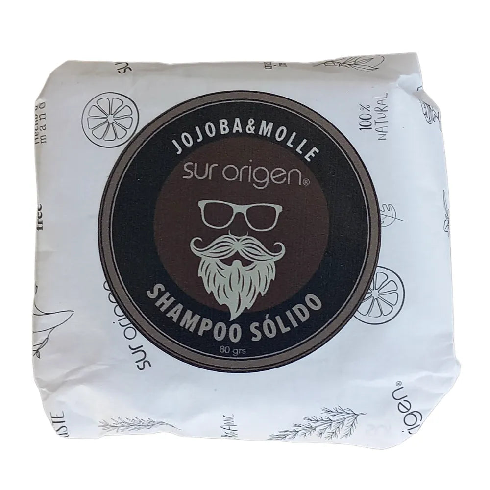 Katmandú Shampoo Solido Jojoba y Molle para Barba y Cabello - Farmacias Curie