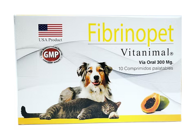Fibrinopet - 10 Comprimidos Masticables - Farmacias Curie
