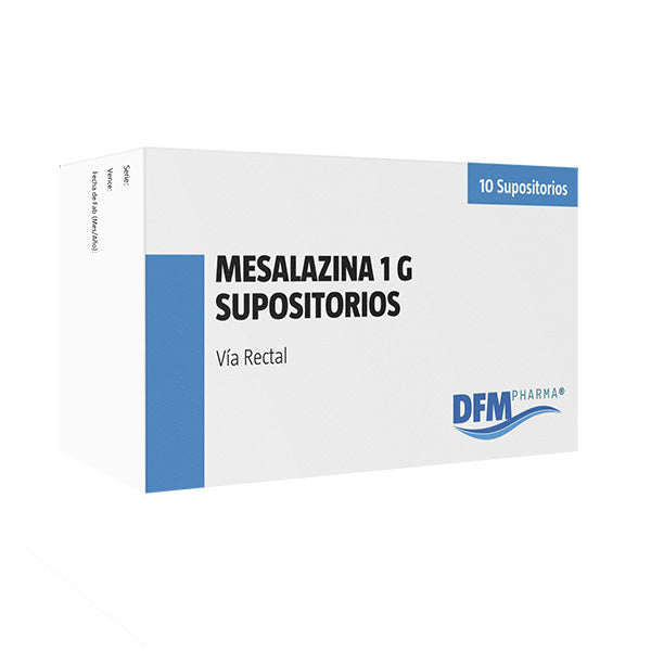 Mesalazina 1 g - 10 Supositorios - Medicamento Cenabast