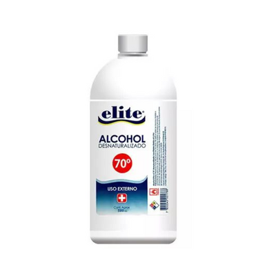 Alcohol Desnaturalizado 70° - 500ml - Farmacias Curie