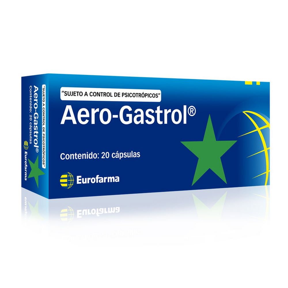Aerogastrol 20 Cápsulas - Farmacias Curie