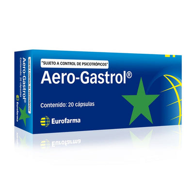 Aerogastrol 20 Cápsulas - Farmacias Curie