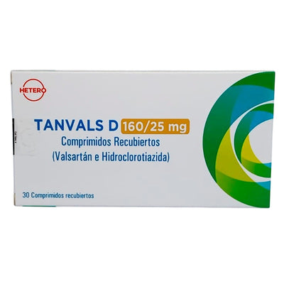 Tanvals-D 160/4.5mg - 30 Comprimidos - Farmacias Curie
