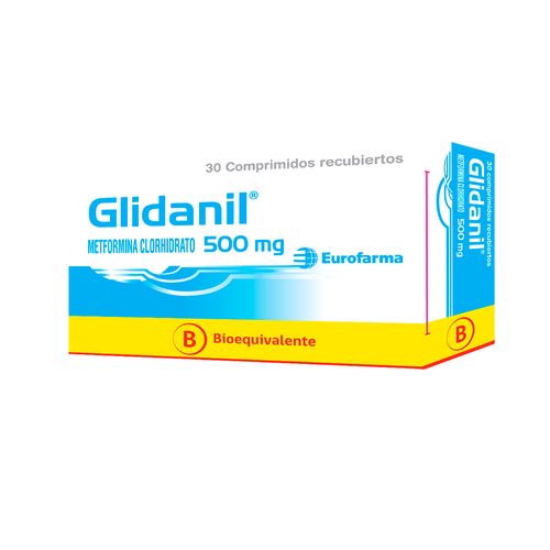 Glidanil Comprimidos Recubiertos 500mg - Farmacias Curie