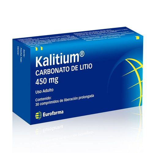 Kalitium Comprimidos de Liberación Prolongada 450mg - Farmacias Curie