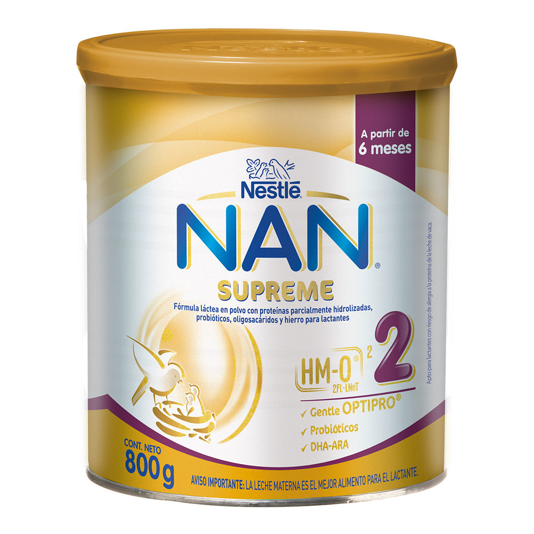 Nan Supreme 2 Fórmula Láctea - 800 gramos - Farmacias Curie