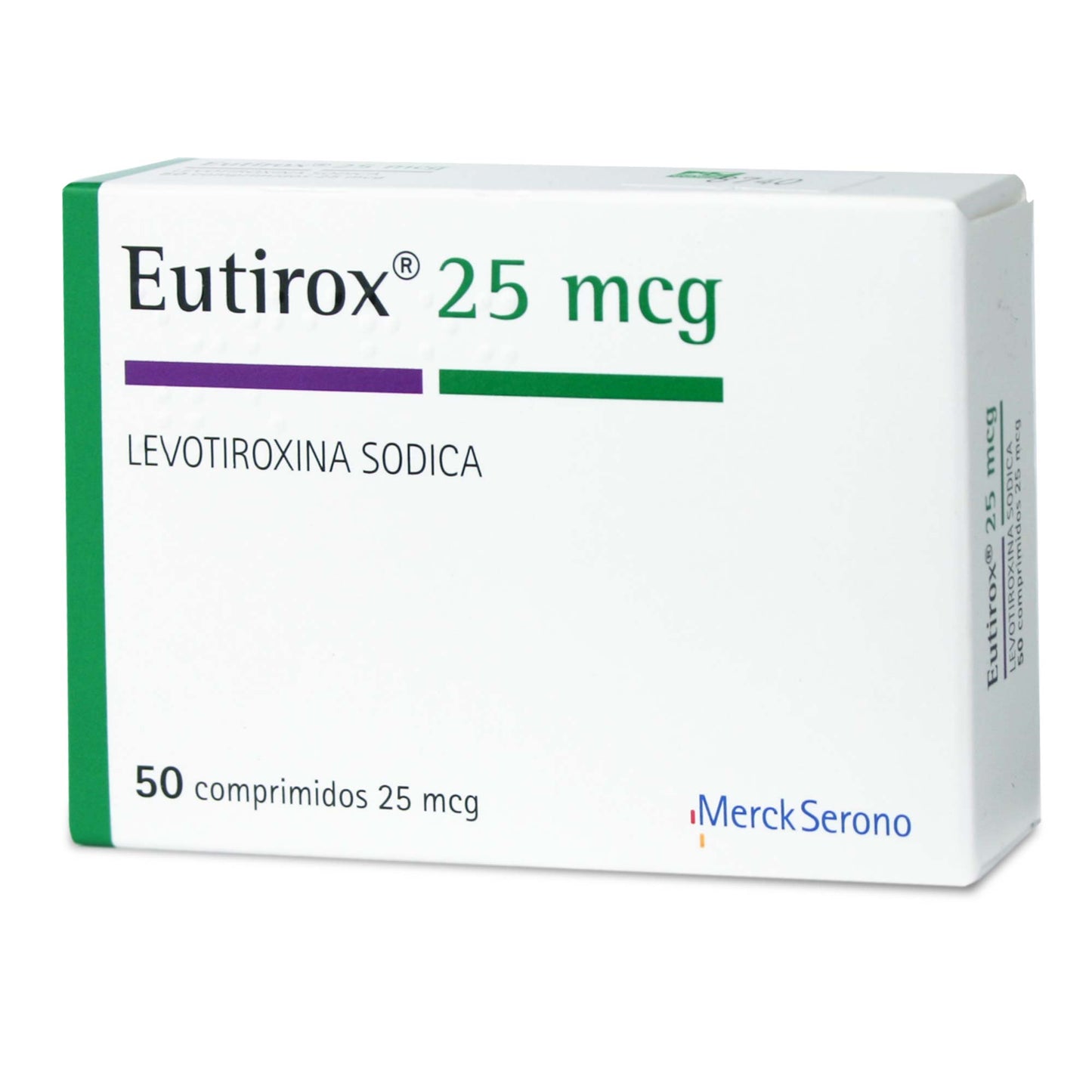 Eutirox 25mcg - 50 Comprimidos - Farmacias Curie