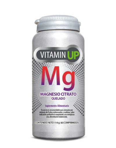 Vitamin UP Magnesio Citrato Quelado - 60 Comprimidos - Farmacias Curie