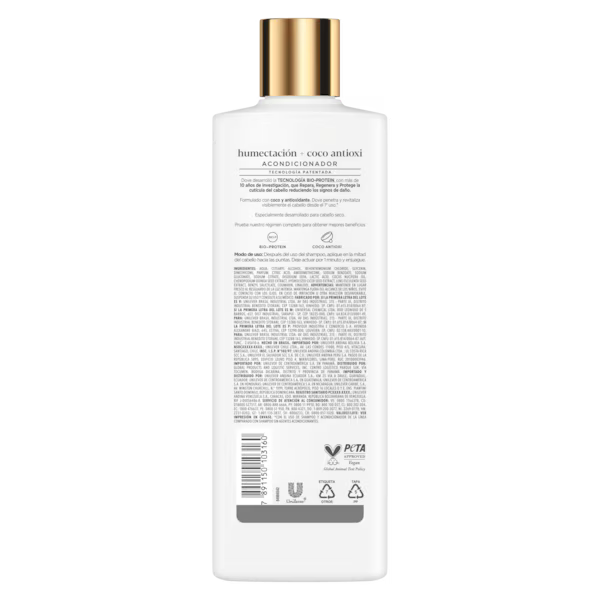 Dove Acondicionador Humectación + Coco Antioxi - 370ml