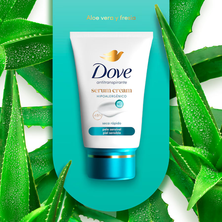 Desodorante Dove Serum Cream Hipoalergénico - 50 gramos
