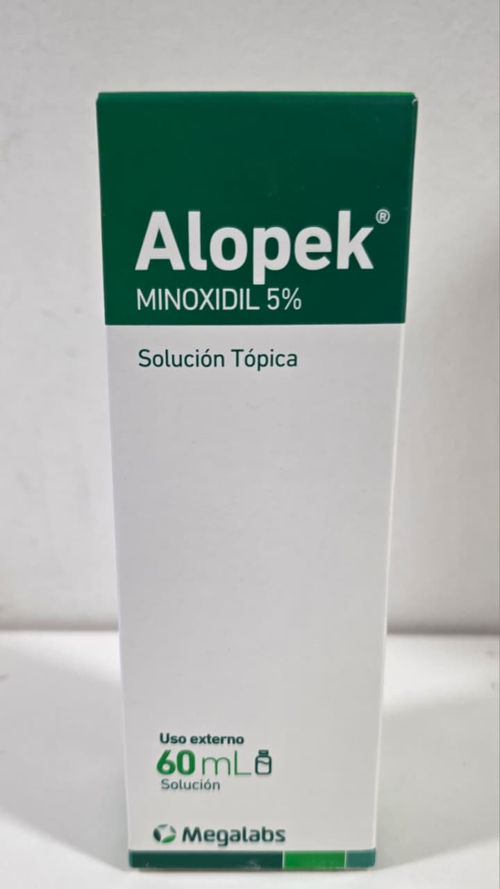 Alopek Solución tópica 5% - 60 mL - Farmacias Curie