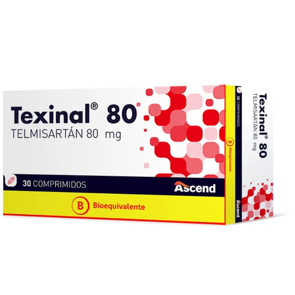 Texinal 80mg - 40 Comprimidos - Farmacias Curie