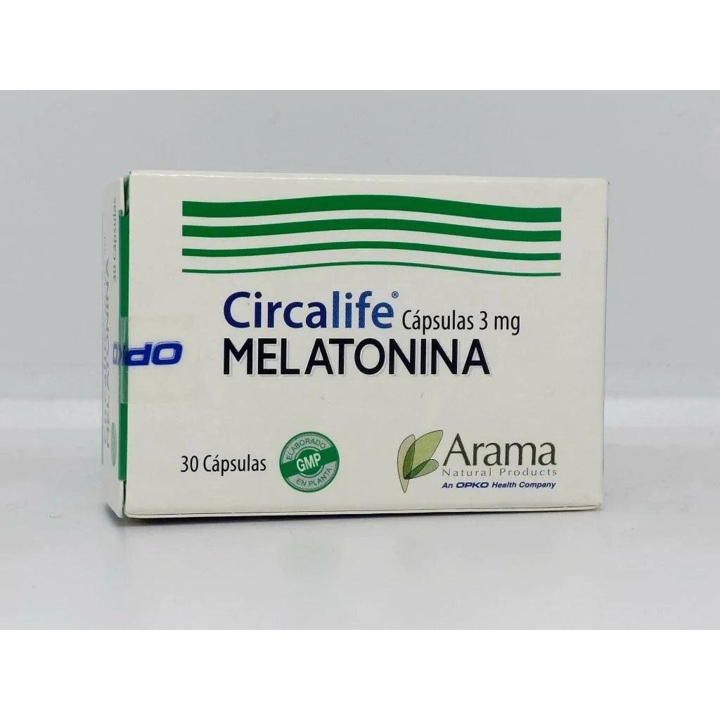 Circalife Melatonina 3 mg - 30 cápsulas - Farmacias Curie