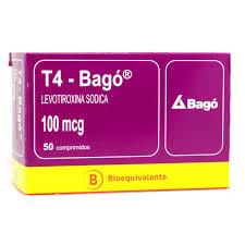 T4 100mcg - 50 comprimidos - Farmacias Curie