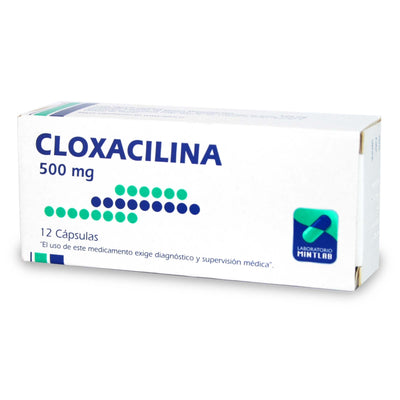 Cloxacilina Cápsulas 500mg - Farmacias Curie