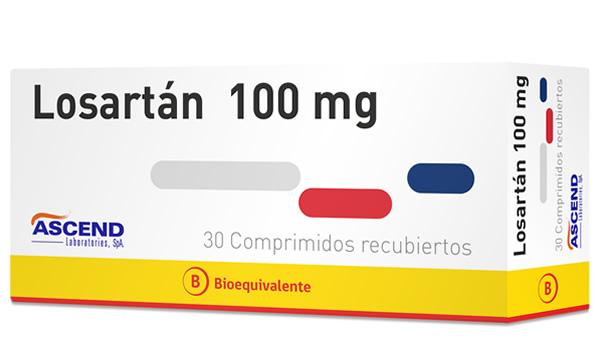 Losartan Comprimidos Recubiertos 100mg - Farmacias Curie