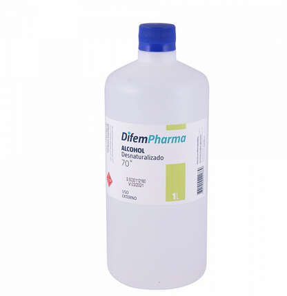 Alcohol Solución 70° - 1000ml - Farmacias Curie