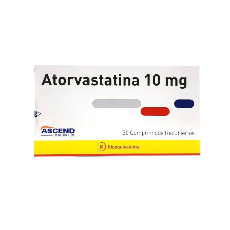 Atorvastatina Comprimidos Recubiertos 10mg - Farmacias Curie