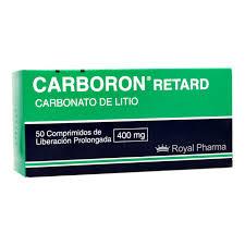Carboron Retard Comprimidos de liberación prolongada 400mg - 50 unidades - Farmacias Curie