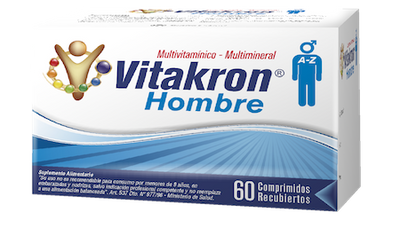 Vitakron Hombre Comprimidos Recubiertos - 60 unidades - Farmacias Curie