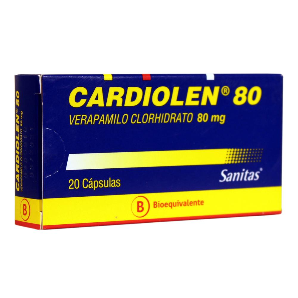 Cardiolen Cápsulas 80mg - Farmacias Curie