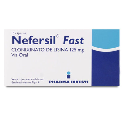 Nefersil Fast Cápsulas 125mg - Farmacias Curie