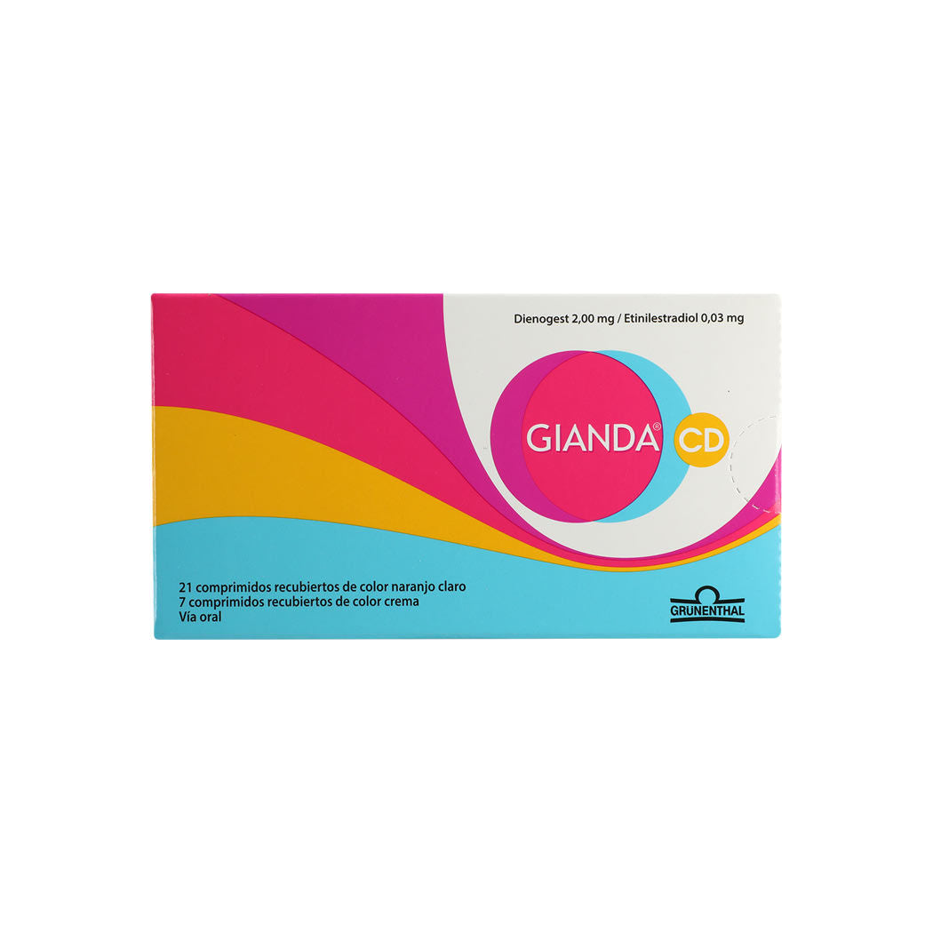 Gianda CD Comprimidos Recubiertos - Farmacias Curie