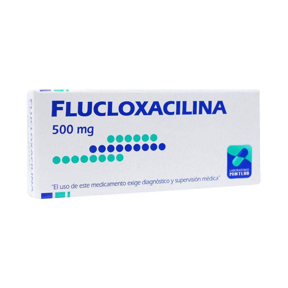 Flucloxacilina Cápsulas 500mg - Farmacias Curie