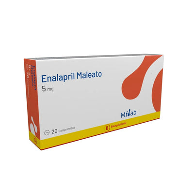 Enalapril 5mg - 20 Comprimidos