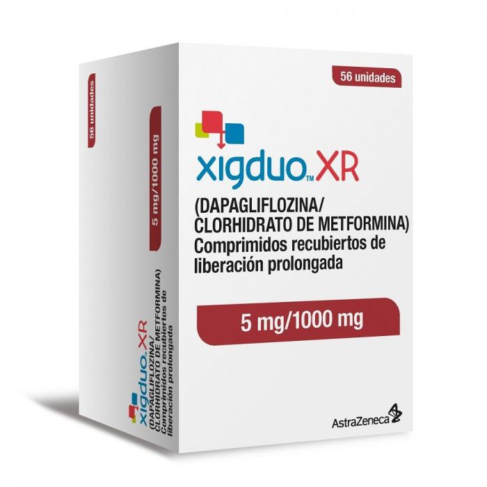 Xigduo XR Comprimidos 5/1000 - Farmacias Curie