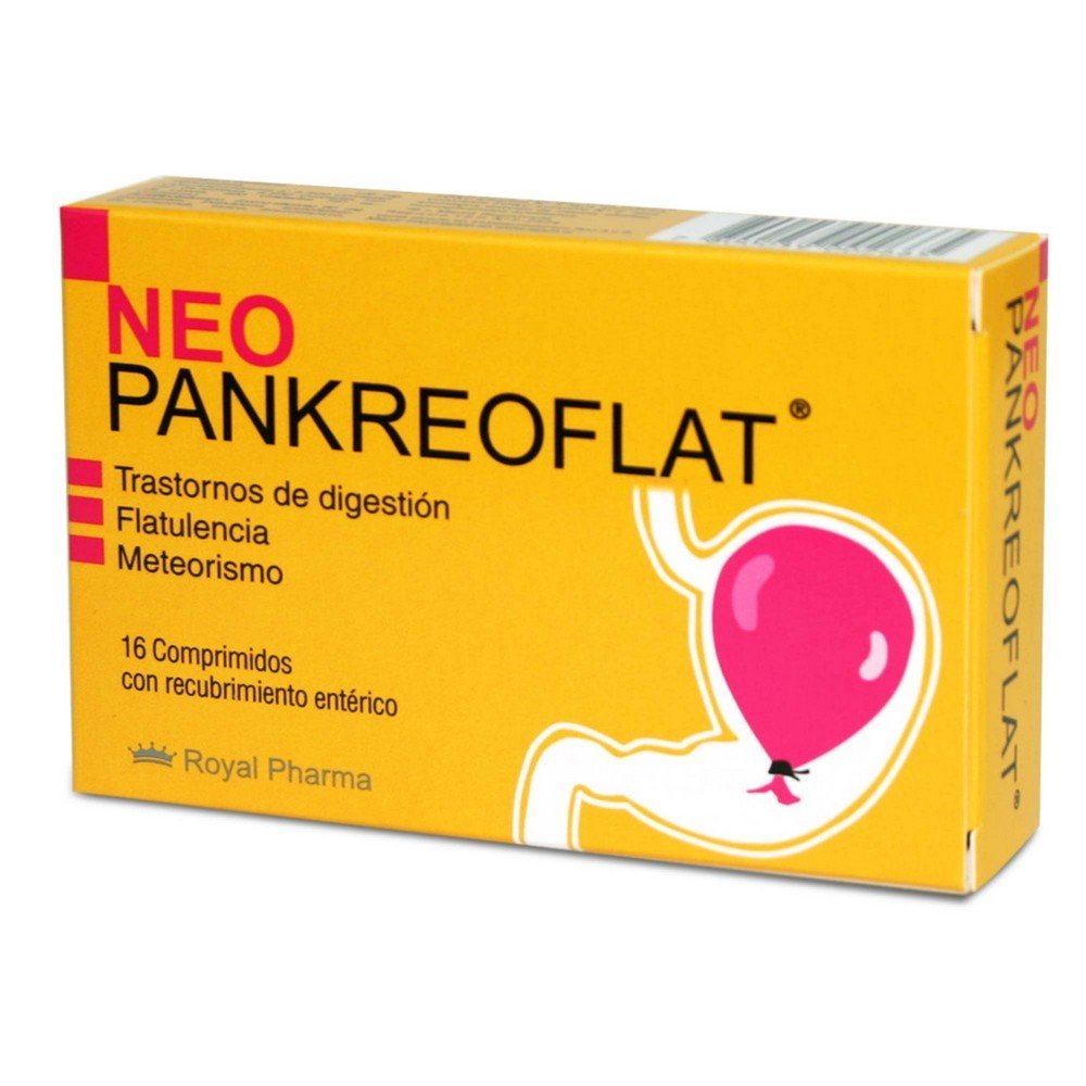Neo Pankreoflat - 16 Comprimidos - Farmacias Curie