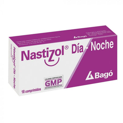Nastizol Día-Noche Comprimidos - Farmacias Curie