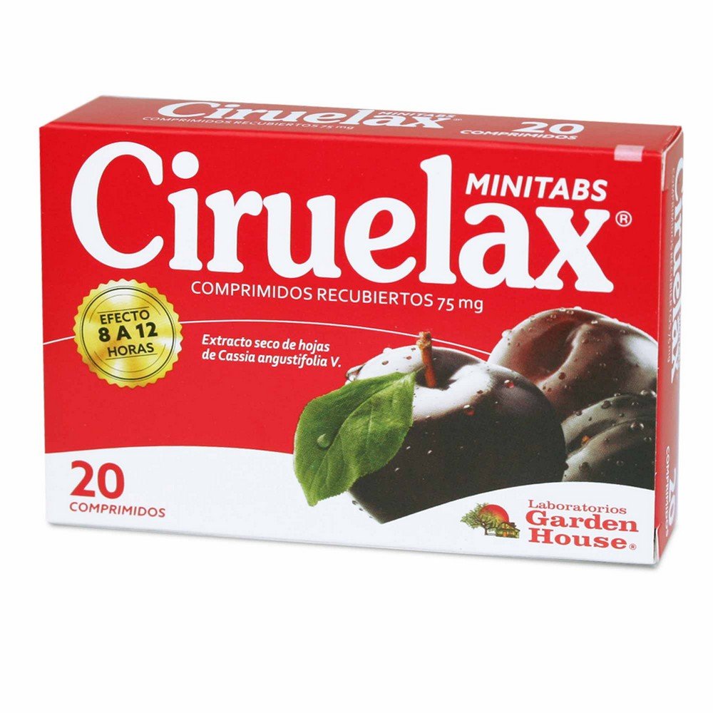 Ciruelax Minitabs - 20 unidades - Farmacias Curie