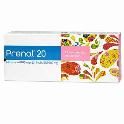 Prenal 20 Comprimidos Recubiertos - Farmacias Curie