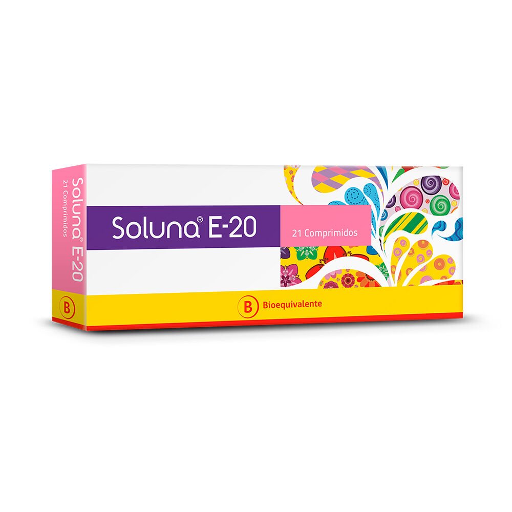 Soluna E-20 Comprimidos - Farmacias Curie