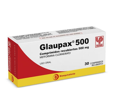 Glaupax 500mg - 30 Comprimidos Recubiertos - Farmacias Curie