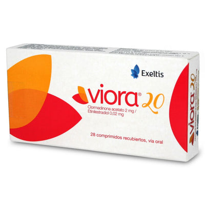 Viora 20 Comprimidos Recubiertos - Farmacias Curie