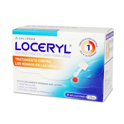Loceryl Laca para Uñas - 1,25 mL - Farmacias Curie