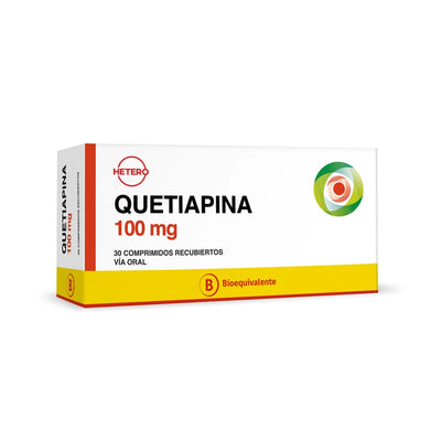 Quetiapina Comprimidos Recubiertos 100mg