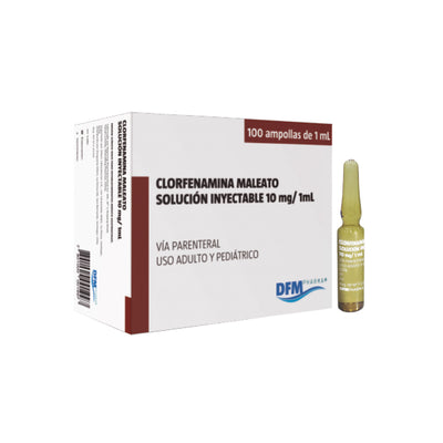 Clorfenamina Solución Inyectable 10mg/ml - 1 Ampolla