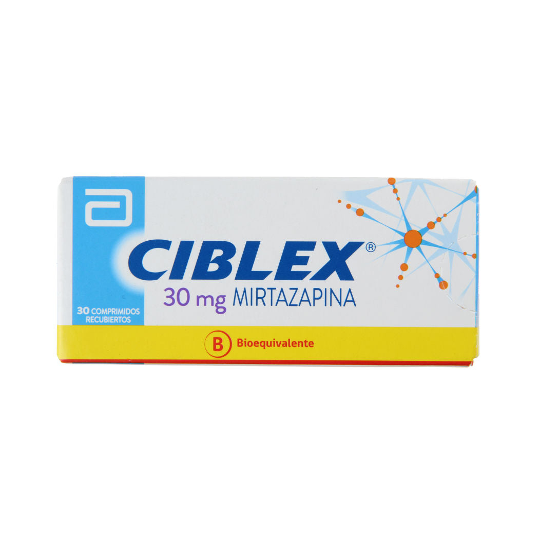 Ciblex Comprimidos Recubiertos 30mg - Farmacias Curie