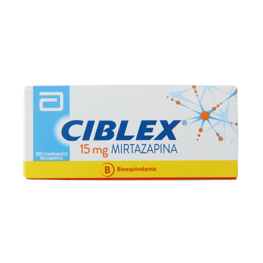 Ciblex Comprimidos Recubiertos 15mg - Farmacias Curie