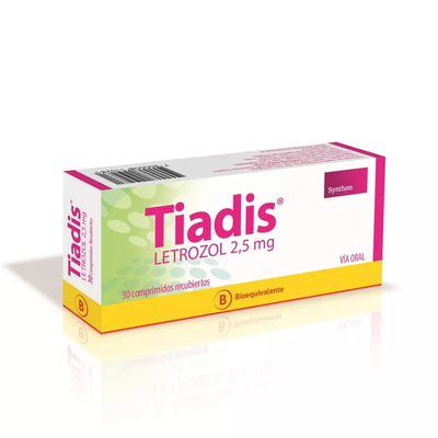 Tiadis 2,5mg - 30 Comprimidos Recubiertos - Farmacias Curie