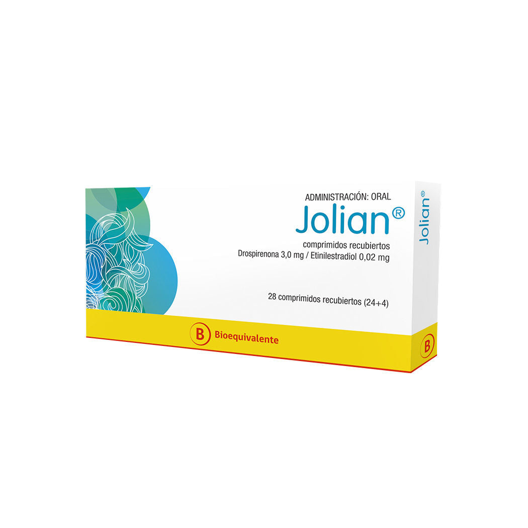 Jolian Comprimidos Recubiertos - Farmacias Curie