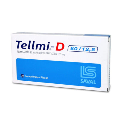 Tellmi-D Comprimidos 80/12,5 - Farmacias Curie