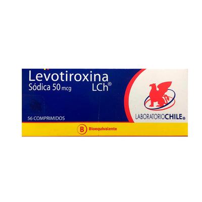 Levotiroxina Comprimidos 50mcg - Farmacias Curie