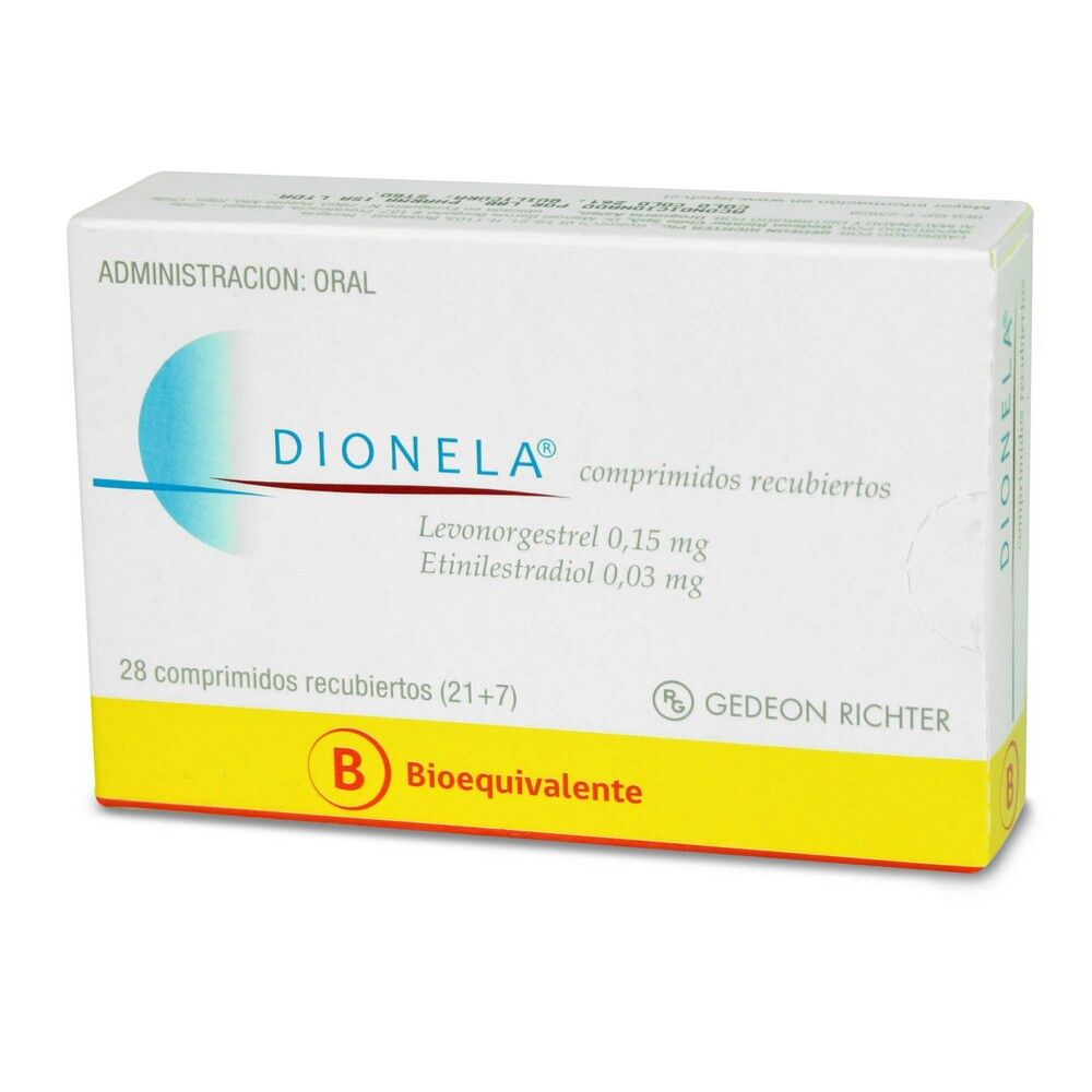 Dionela Comprimidos Recubiertos - Farmacias Curie